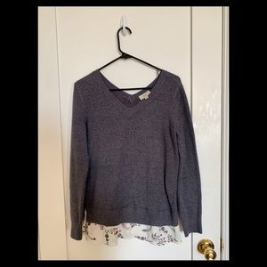 Loft V neck sweater size M